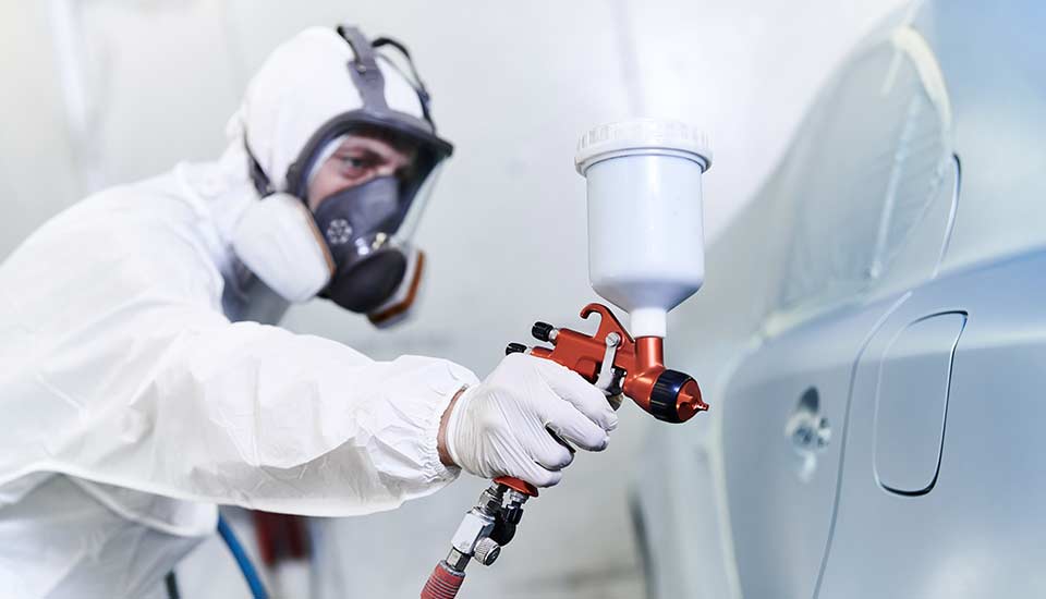 Atelier de peinture automobile